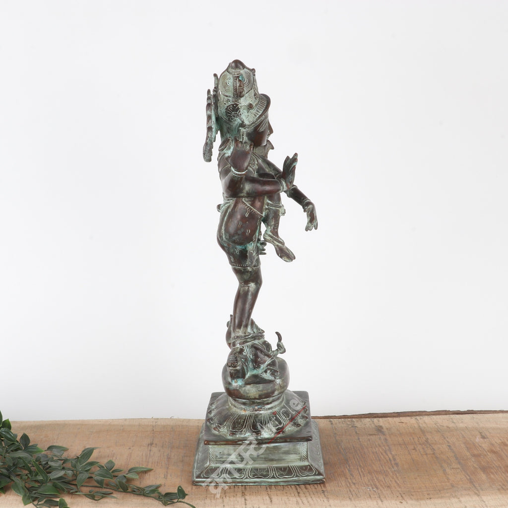 Brass Natraj Idol – Cosmic Dance of Creation