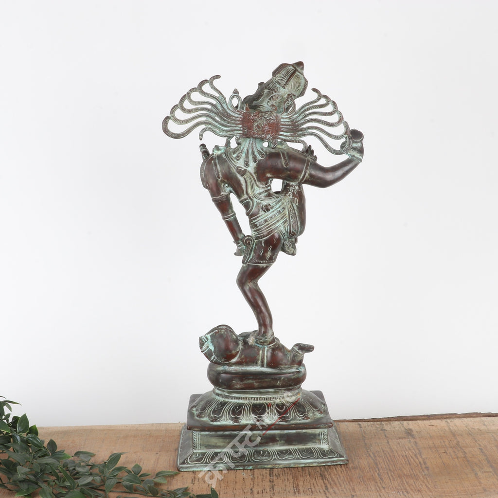 Brass Natraj Idol – Cosmic Dance of Creation