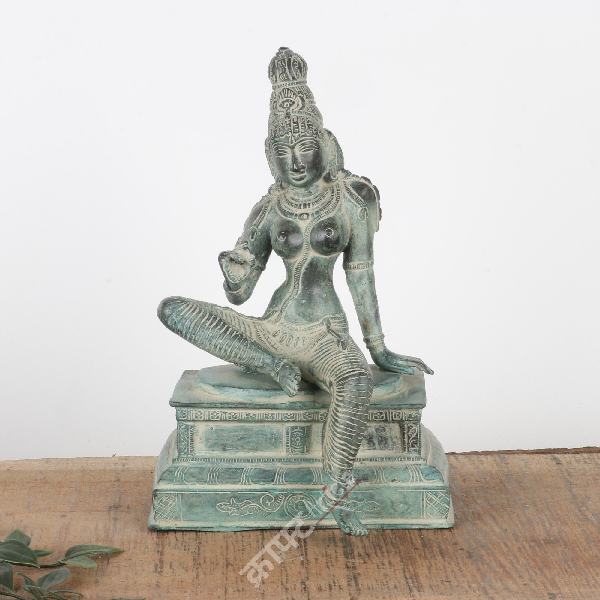 Brass Goddess Parvati Idol