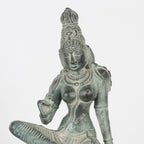 Brass Goddess Parvati Idol