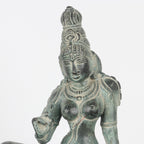 Brass Goddess Parvati Idol