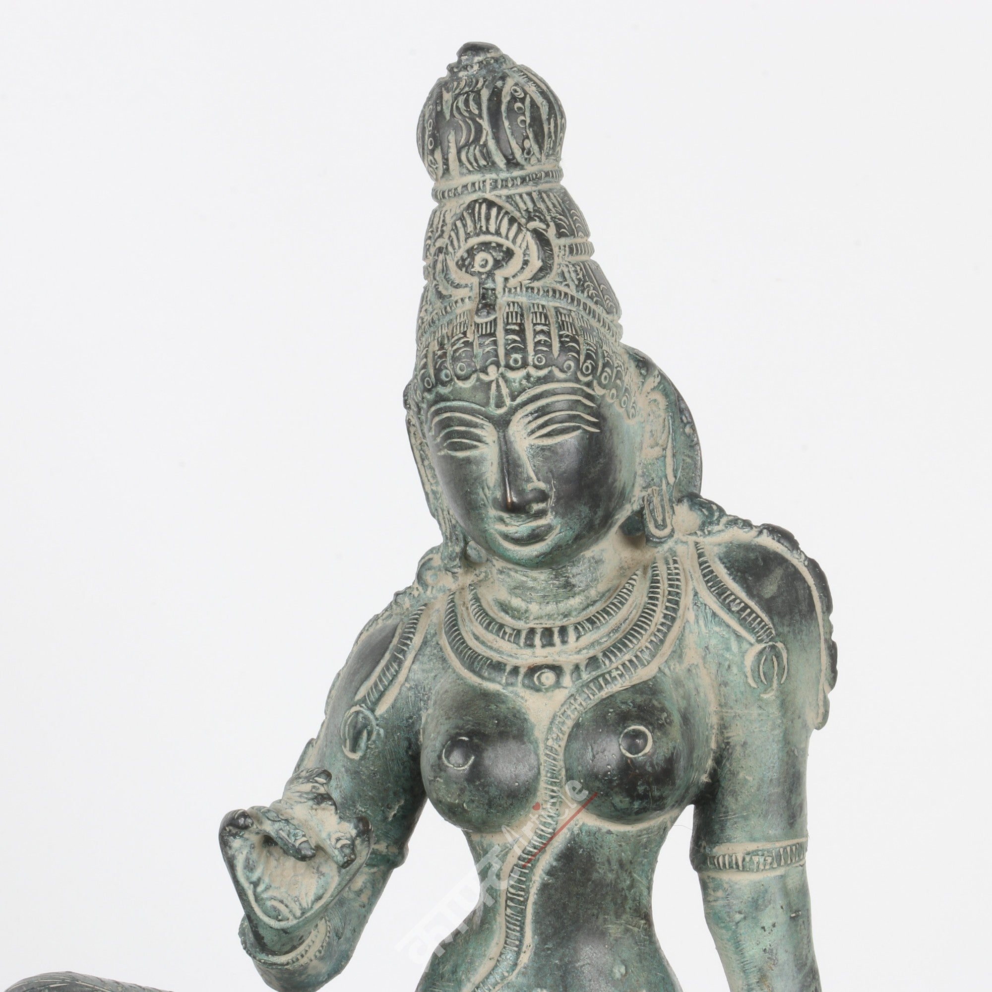 Brass Goddess Parvati Idol