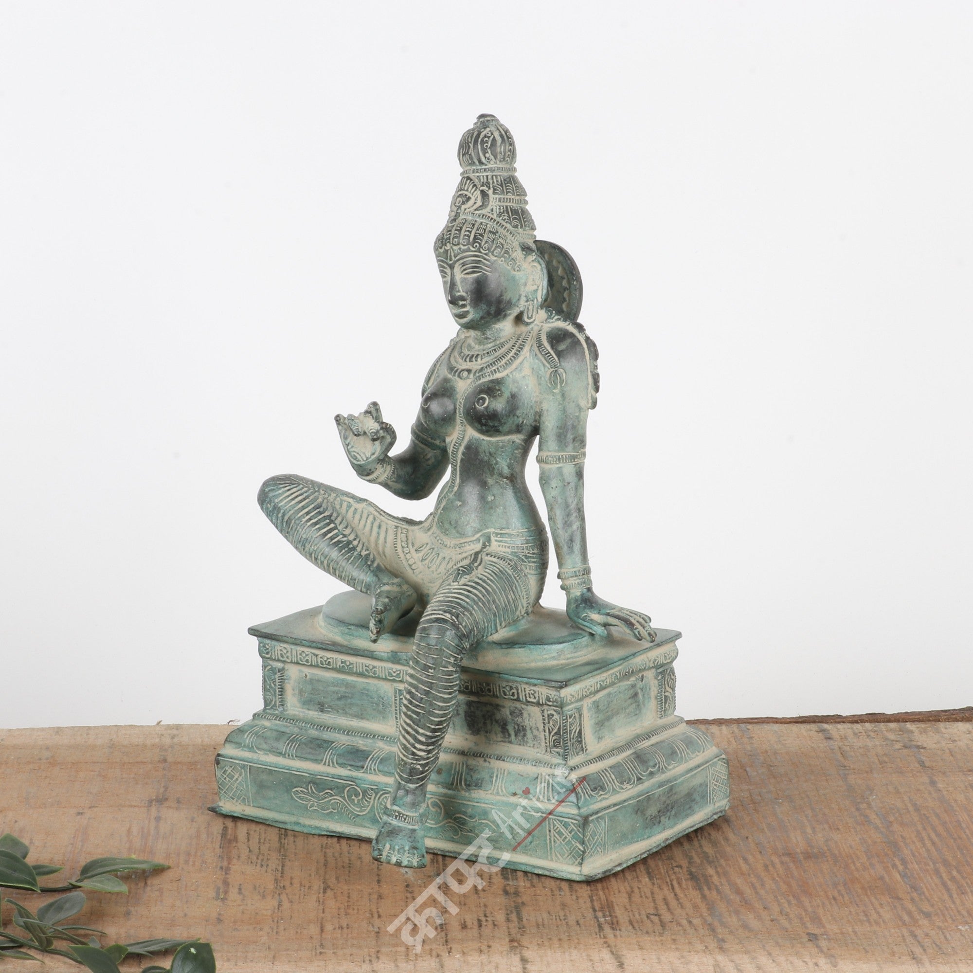 Brass Goddess Parvati Idol