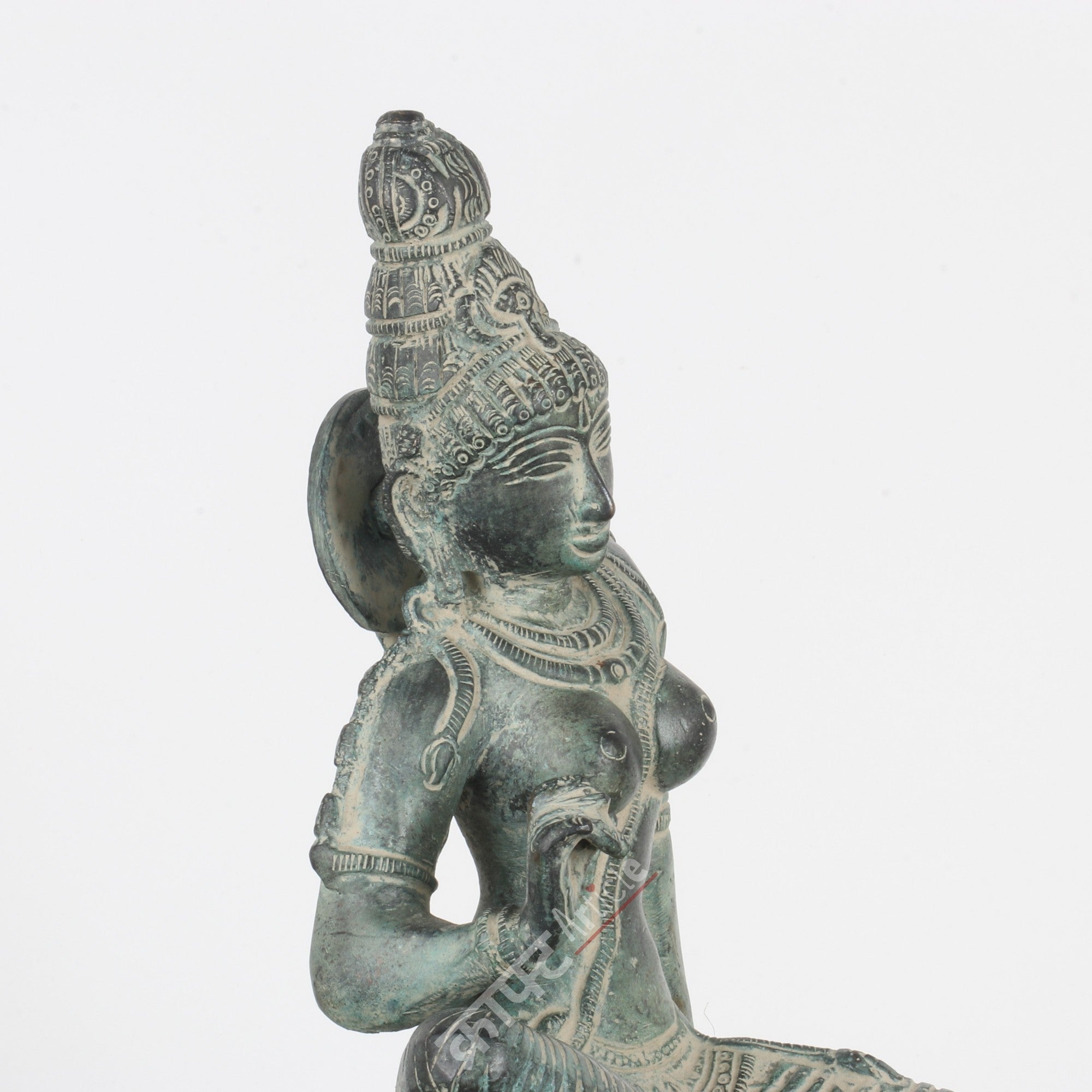Brass Goddess Parvati Idol