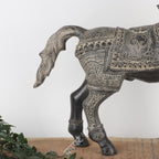 Brass Horse Sculpture 21"