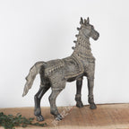 Brass Horse Sculpture 21"