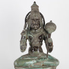 Brass Lord Hanuman Sitting Statue