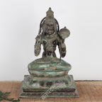 Brass Lord Hanuman Sitting Statue