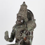 Brass Lord Hanuman Sitting Statue