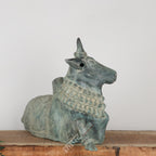 Brass Nandi Sculpture 17"
