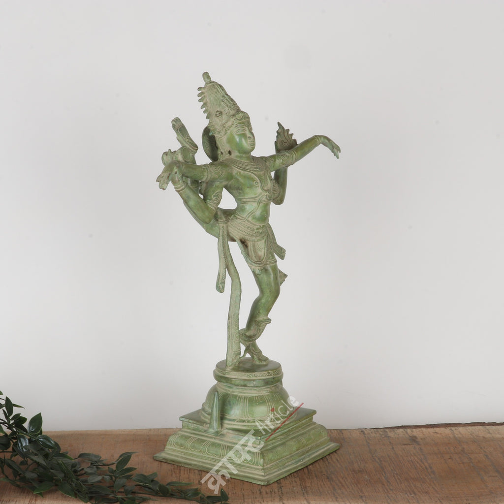 Brass Nataraja Statue – The Cosmic Dance of Lord Shiva