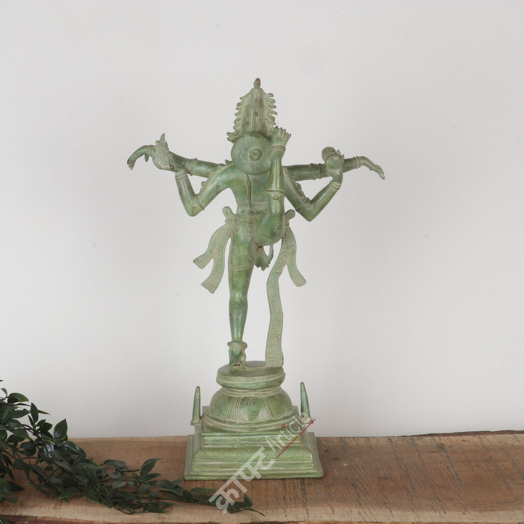 Brass Nataraja Statue – The Cosmic Dance of Lord Shiva