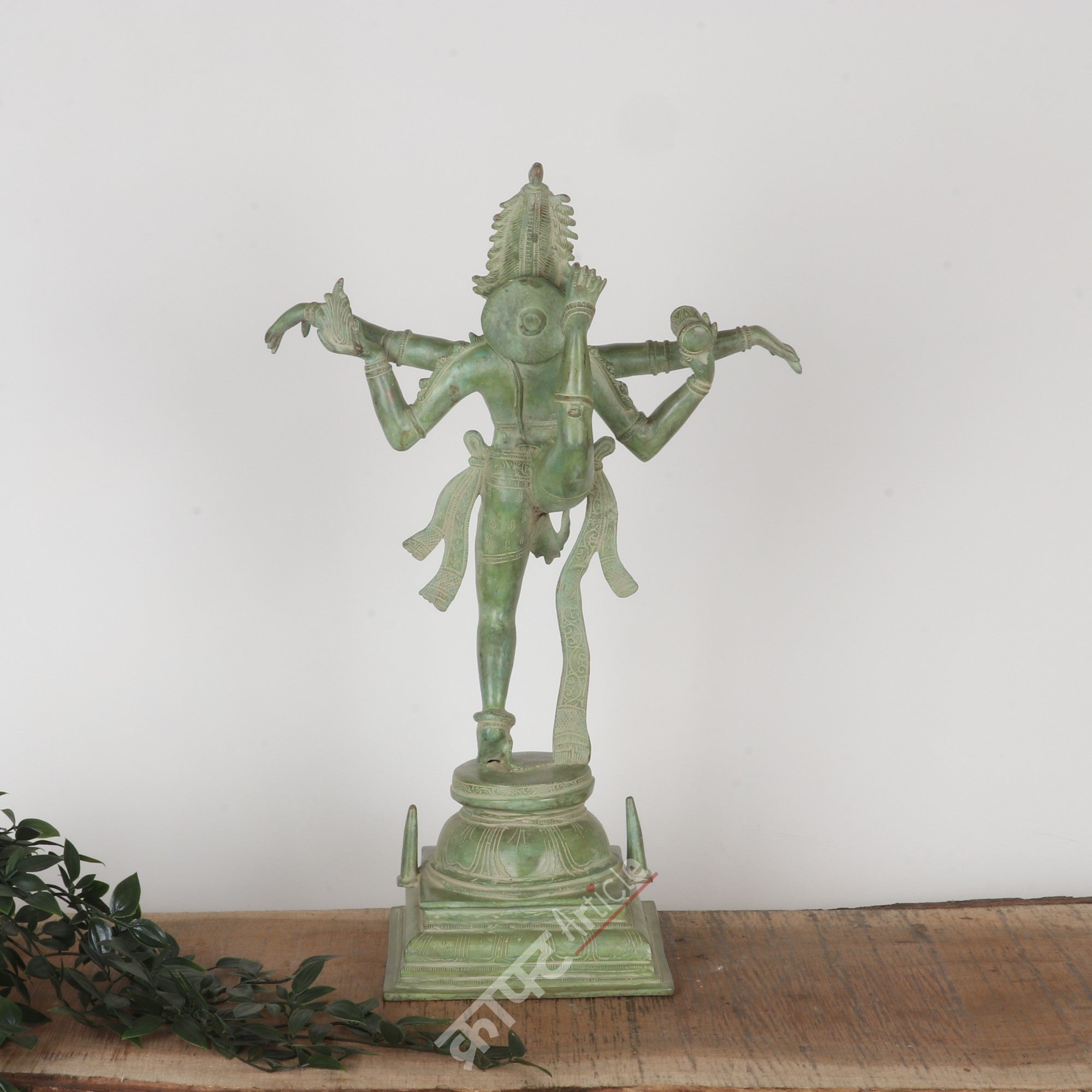 Brass Nataraja Statue – The Cosmic Dance of Lord Shiva