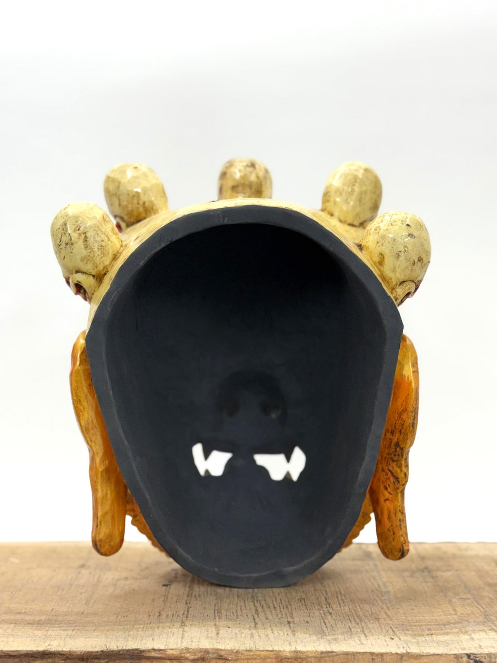 Tibetan Himalayan Wooden Ritual Mask