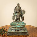 Brass Lord Hanuman Sitting Statue
