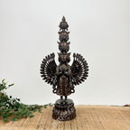 Avalokiteshvara Sculpture Brass Copper Silver