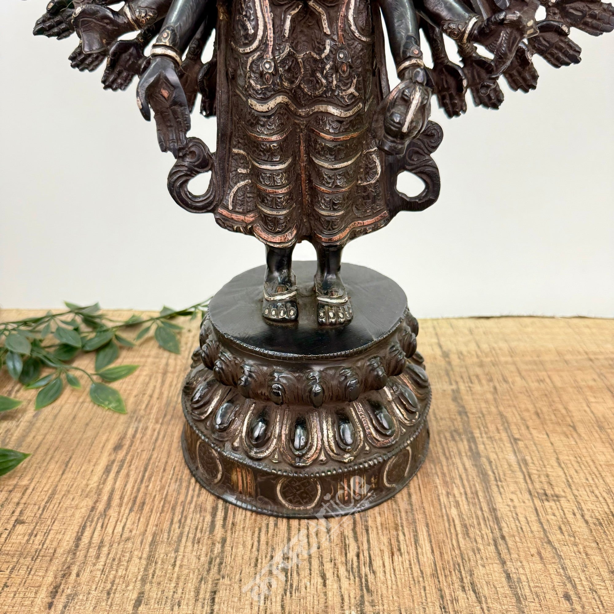 Avalokiteshvara Sculpture Brass Copper Silver