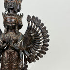 Avalokiteshvara Sculpture Brass Copper Silver