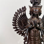 Avalokiteshvara Sculpture Brass Copper Silver