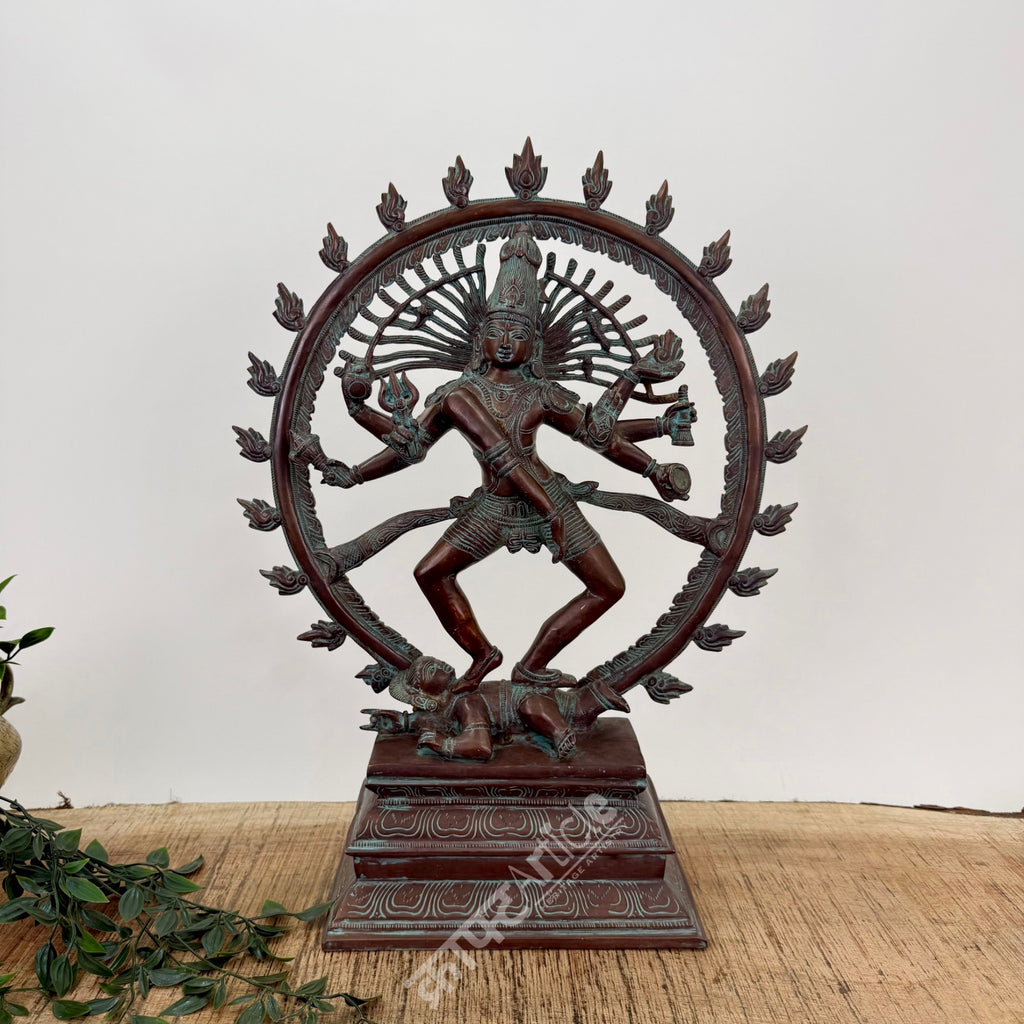 Brass Natraj Statue – Cosmic Dance of Creation