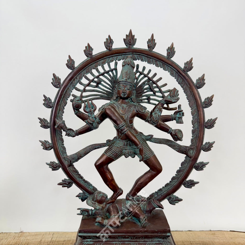 Brass Natraj Statue – Cosmic Dance of Creation