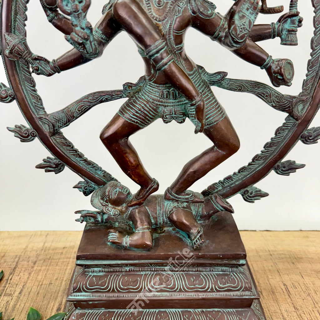 Brass Natraj Statue – Cosmic Dance of Creation