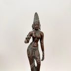 Brass Goddess Parvati Sculpture